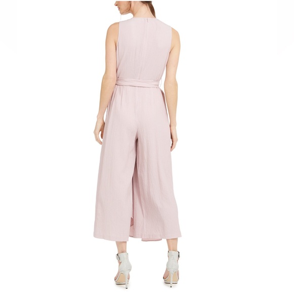 NWT Calvin Klein Gauze Mock Wrap Jumpsuit, 4 - Picture 6 of 7